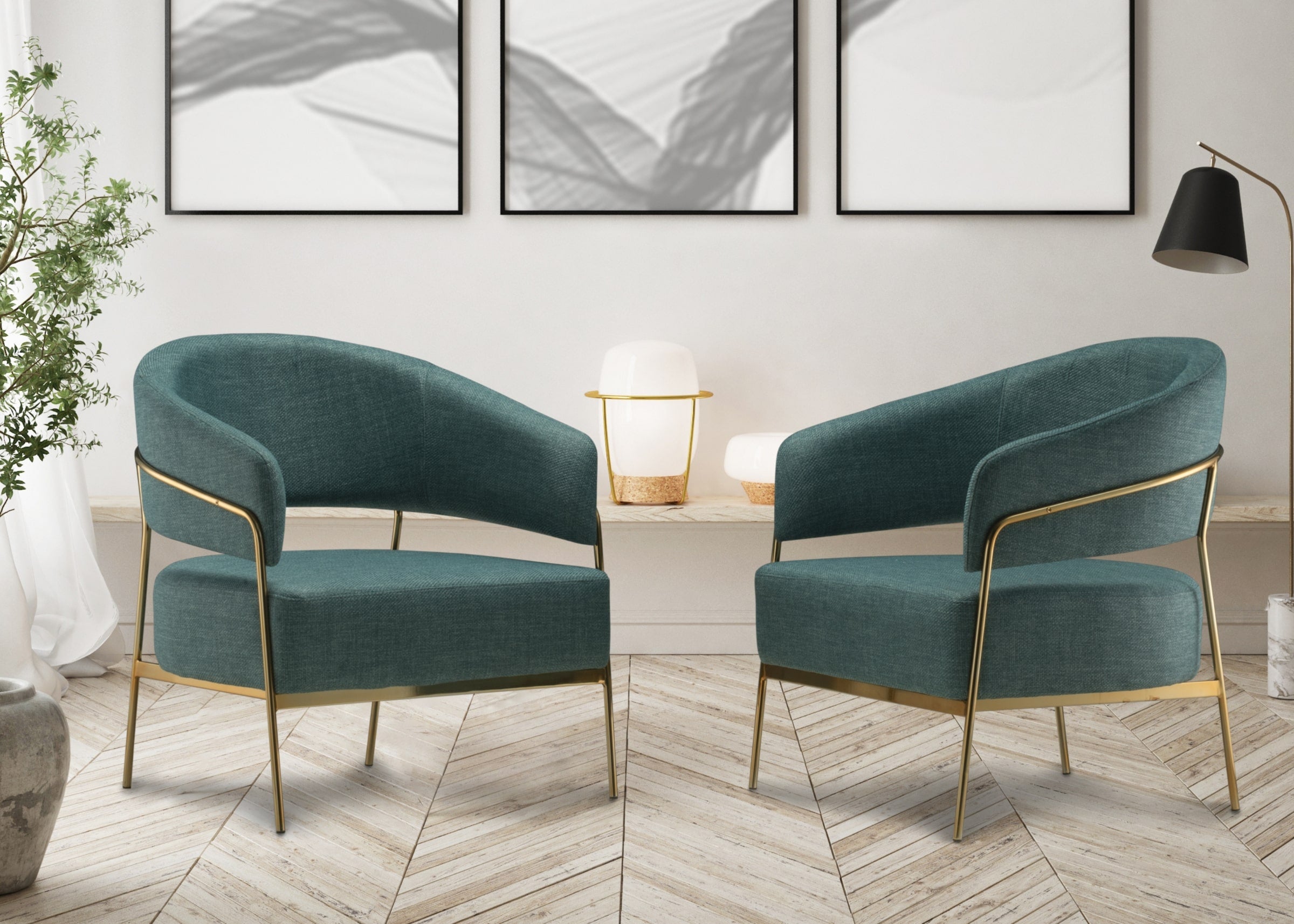 Poltrona moderna para sala de estar Roy