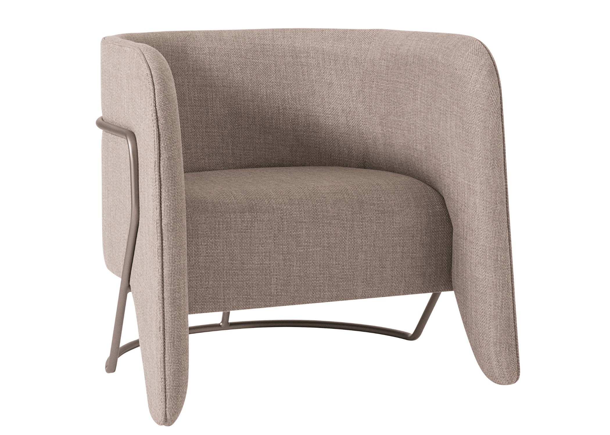 Poltrona Donna: Design ergonômico e estofamento luxuoso para relaxamento supremo.