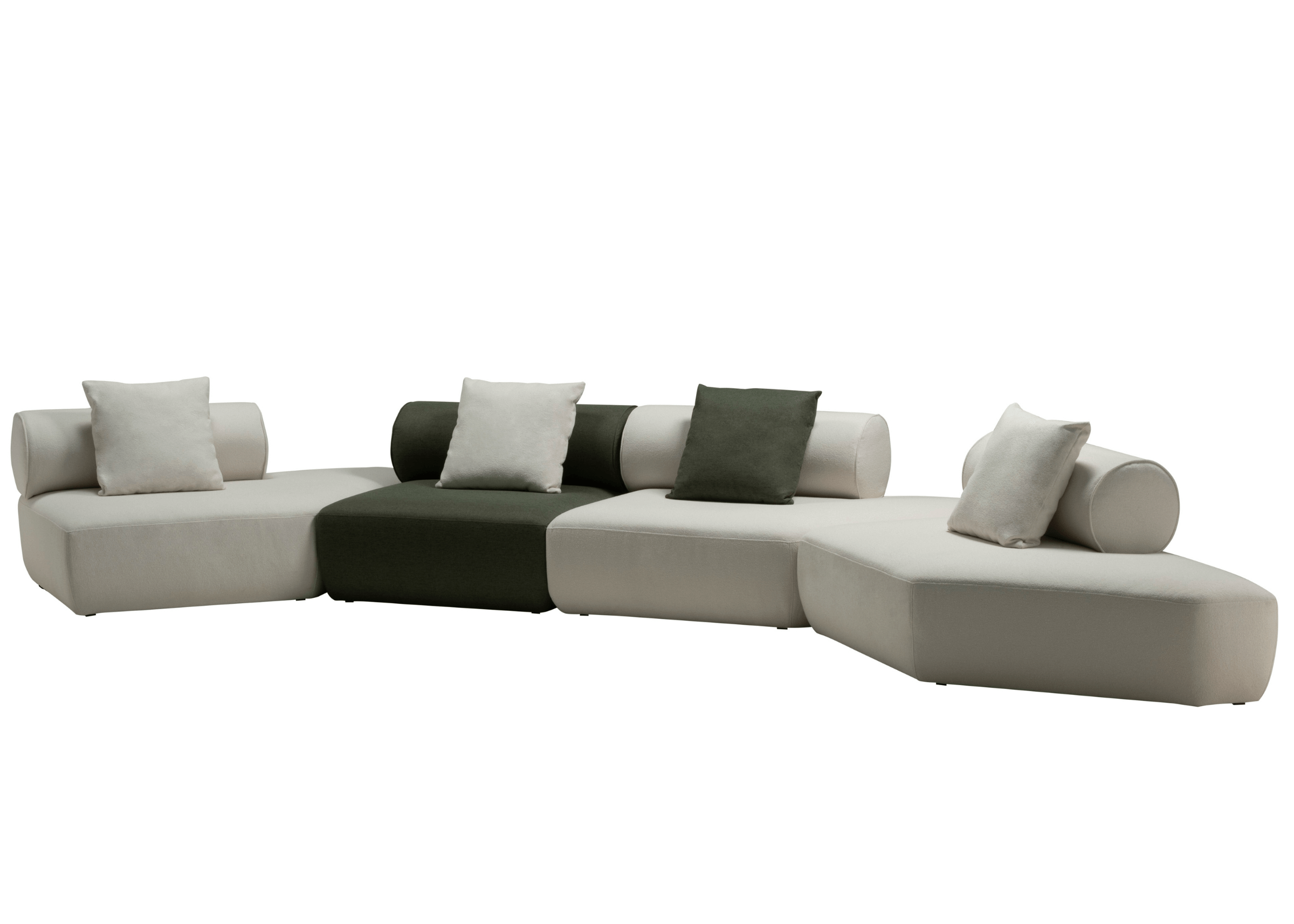 Elegância modular, conforto sem limites.