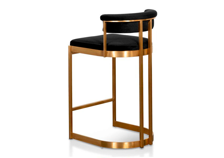 Banqueta Greta - Acabamento refinado, conforto excepcional e base resistente em aço inox 304. Um toque sofisticado para qualquer ambiente.