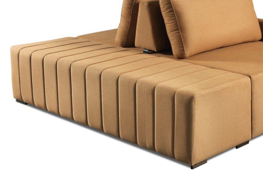 Puff com 45 cm de Altura - Complemento Perfeito para o Sofá Retrátil Dora, Garantindo Maior Conforto