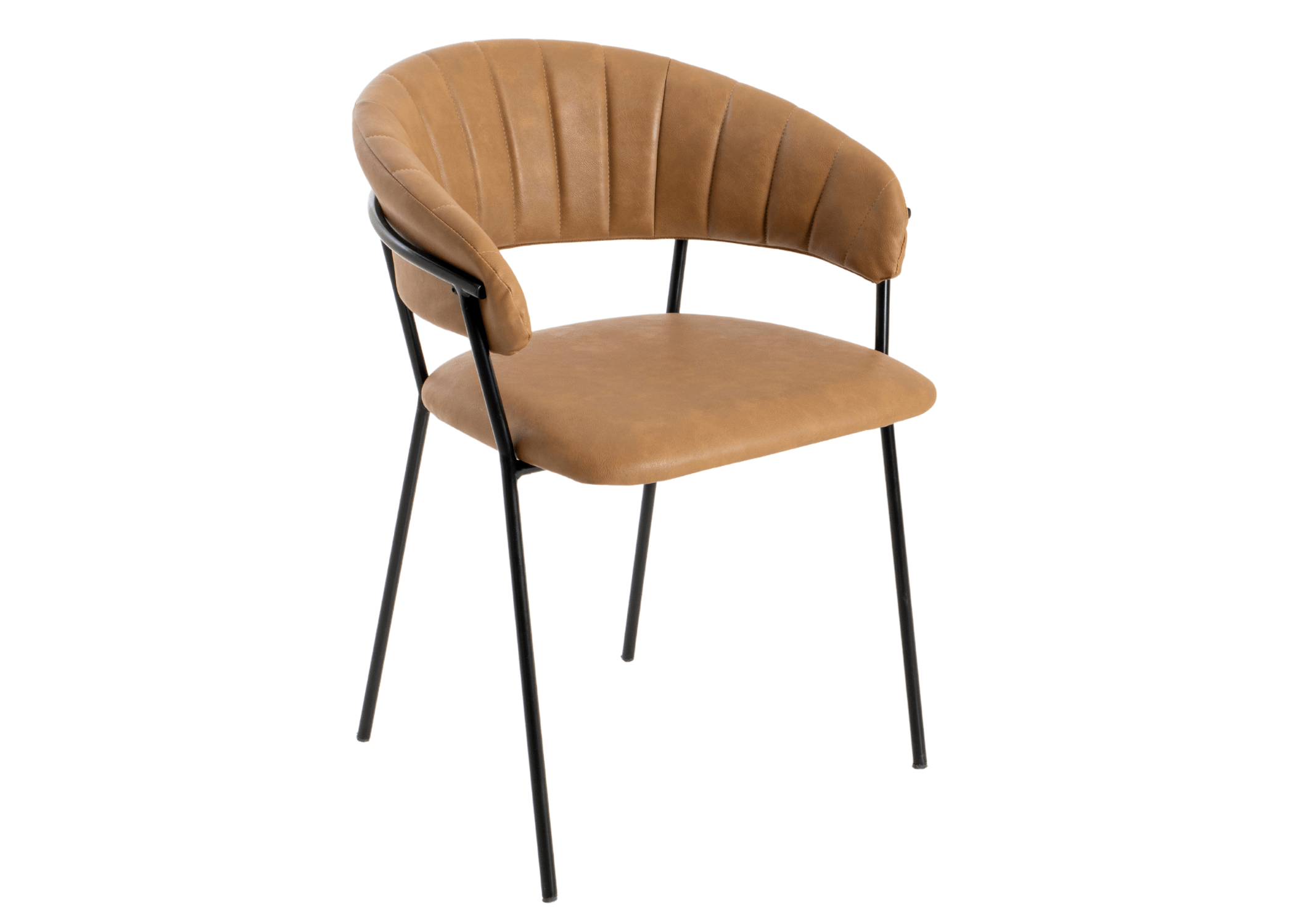 Cadeira Suellen: estilo e charme com encosto vazado em ambientes modernos.