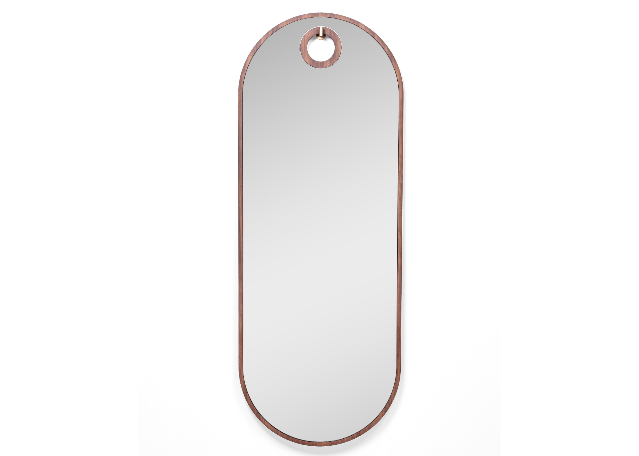 Espelho Arthemis Oblongo: Design arredondado para um ambiente harmonioso.