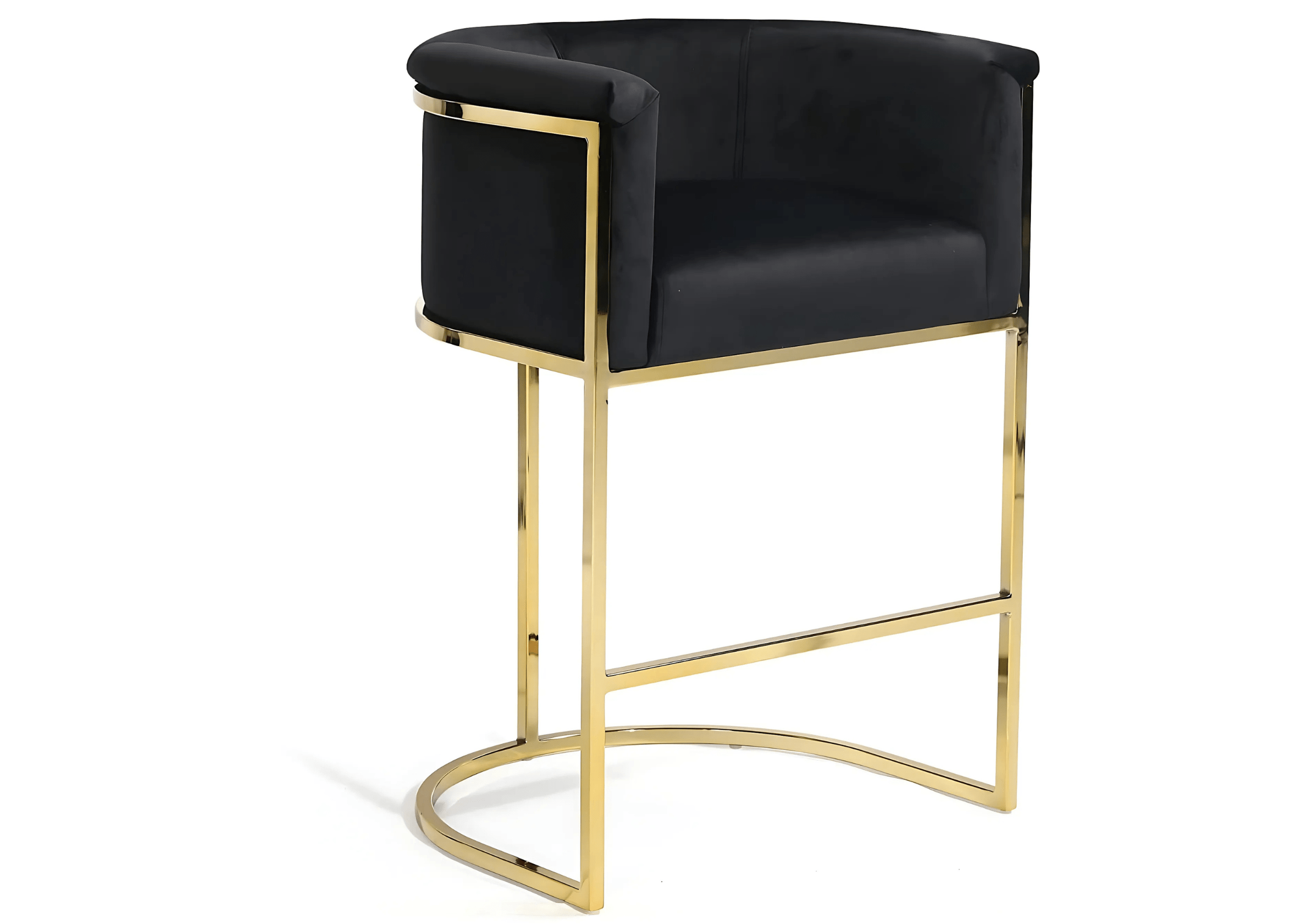 Banqueta Floratta: elegante e durabilidade com sua base em aço inox 304.
