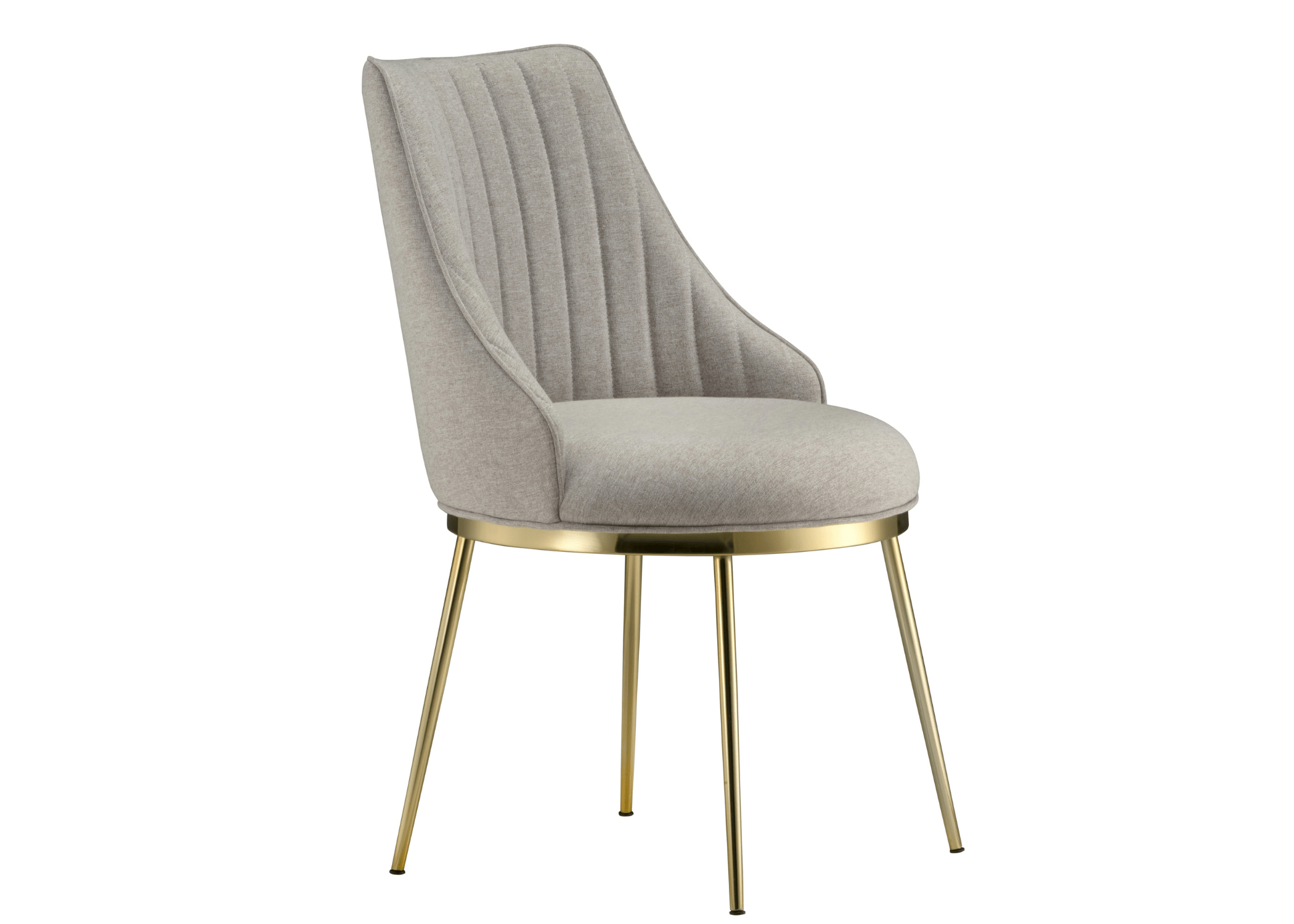 Base em aço carbono com pintura: durabilidade e estilo na Cadeira Merle.