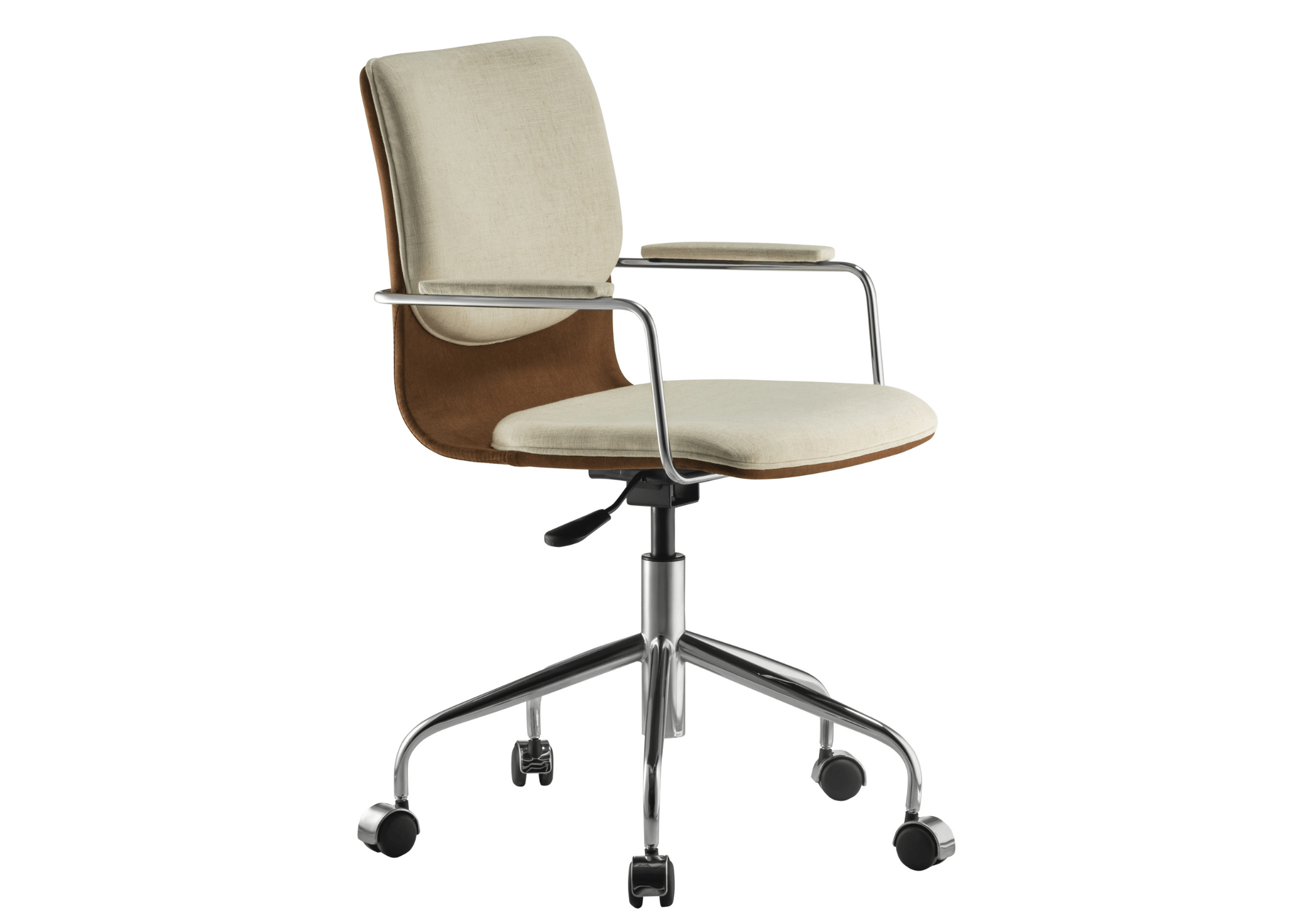 Sofisticação no trabalho: Cadeira Malta, onde ergonomia encontra estilo para um ambiente produtivo.