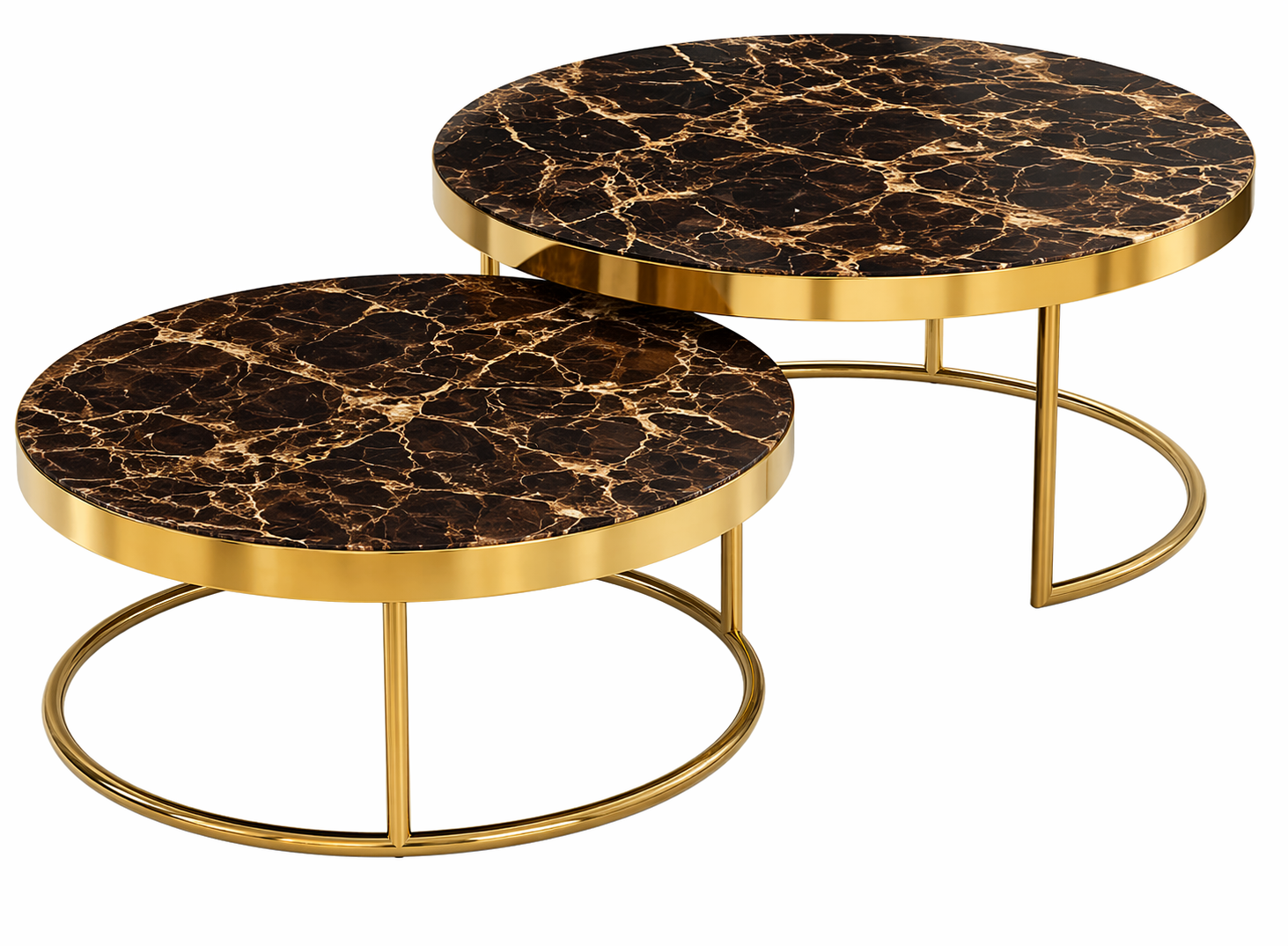 Mesa de Centro Angelyna com visual refinado e funcional, ideal para compor ambientes contemporâneos com charme.