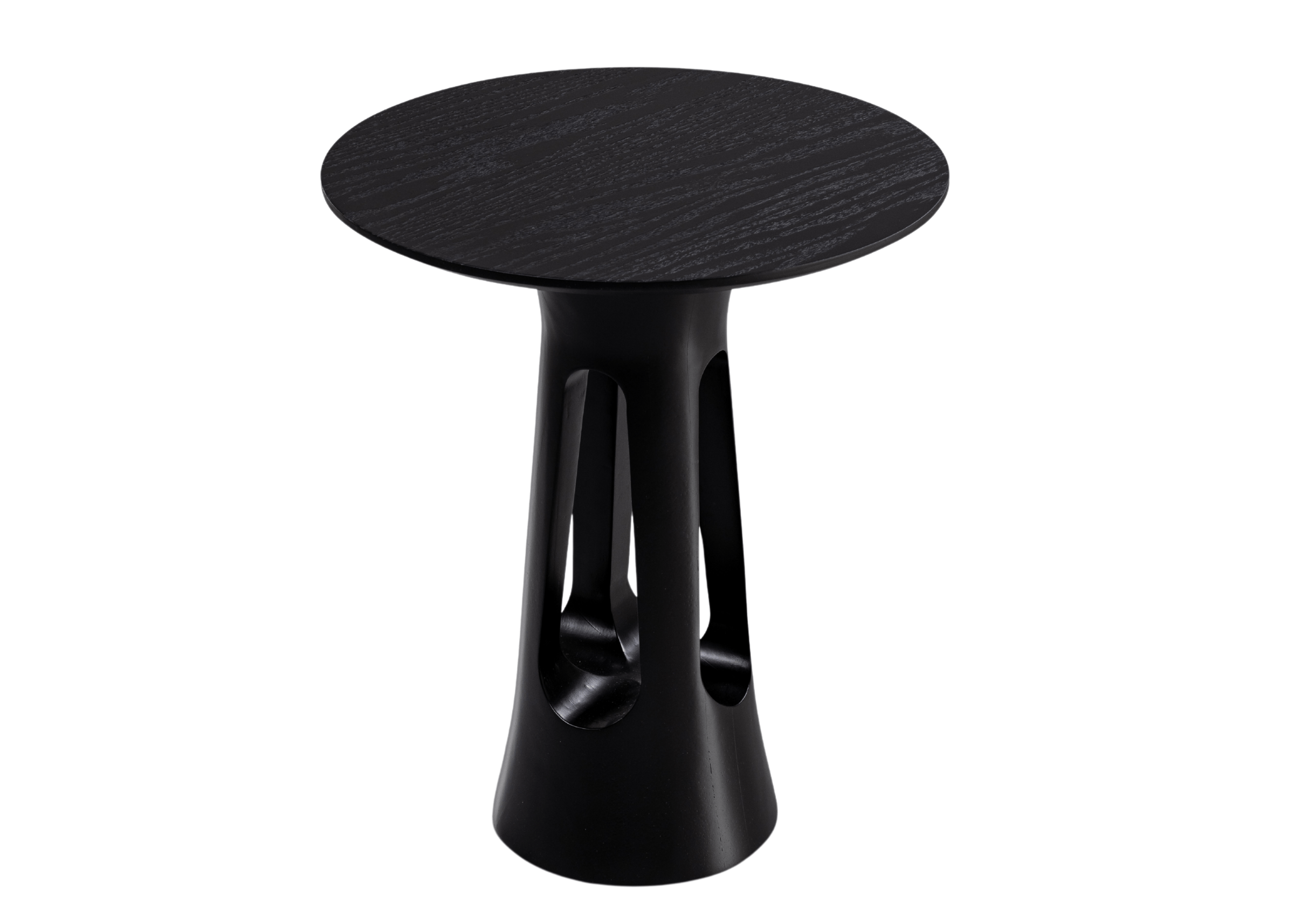 Mesa Lateral Nero com design vazado e sofisticado