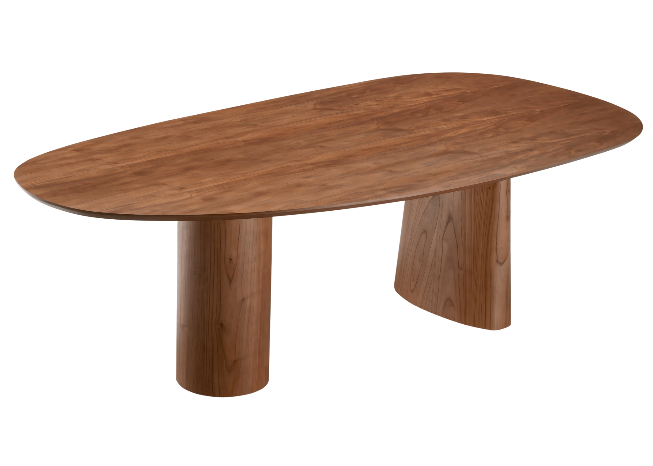 Seu design arrojado traz uma presença marcante ao ambiente com a Mesa de Jantar Anello.