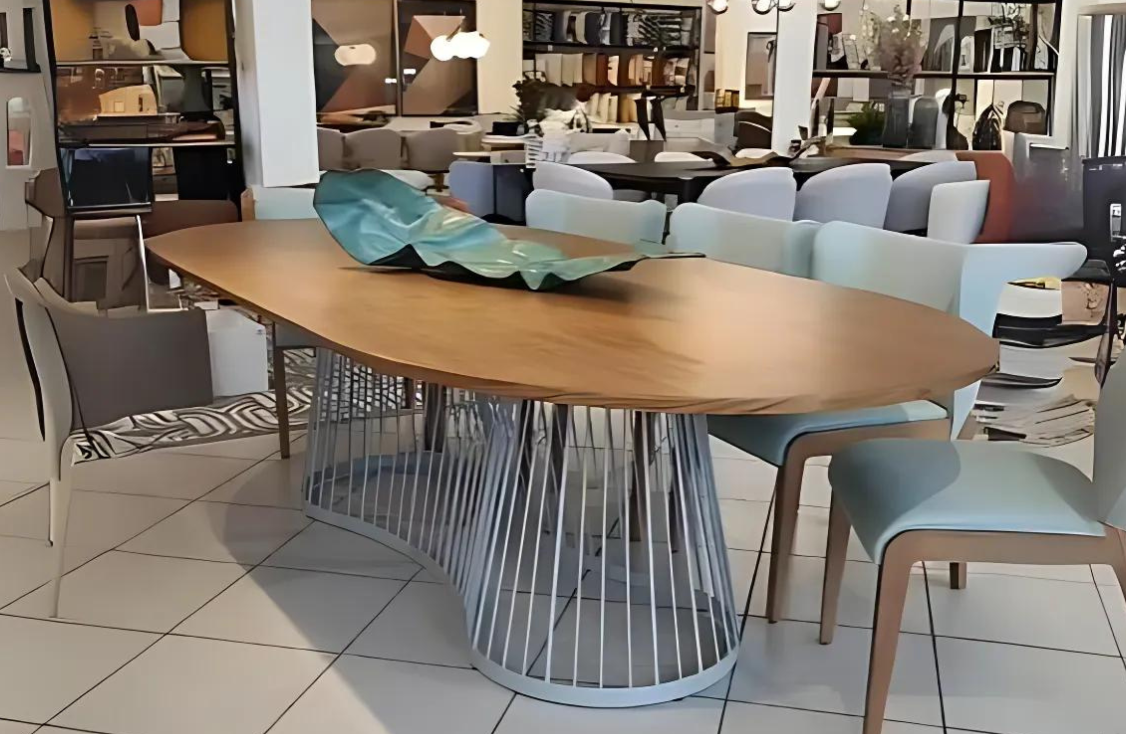 Mesa de Jantar Afeto: o equilíbrio perfeito entre estilo e funcionalidade para compor ambientes sofisticados.