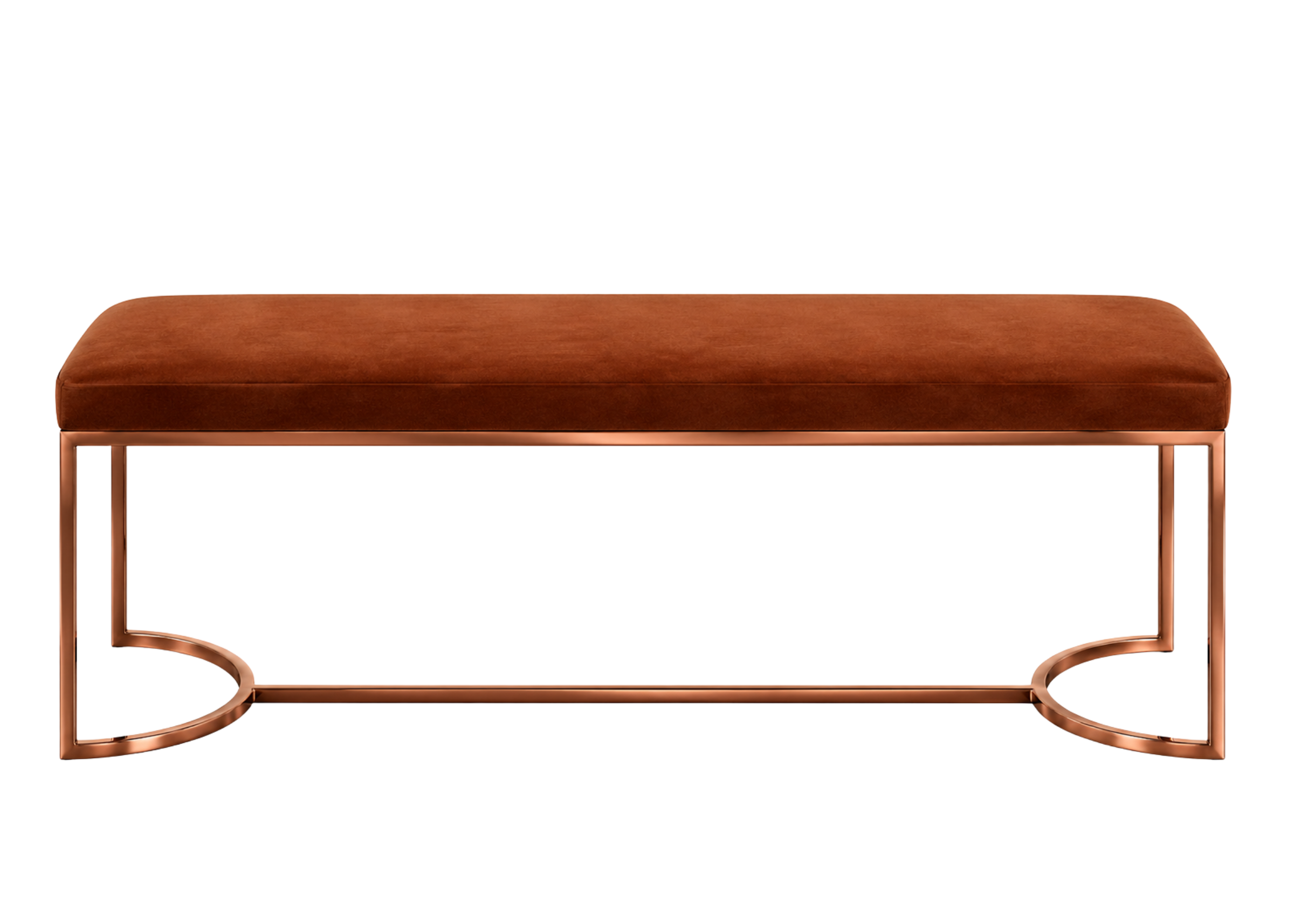 Recamier Sara para quarto ou recepção, móvel elegante com presença marcante e conforto superior.
