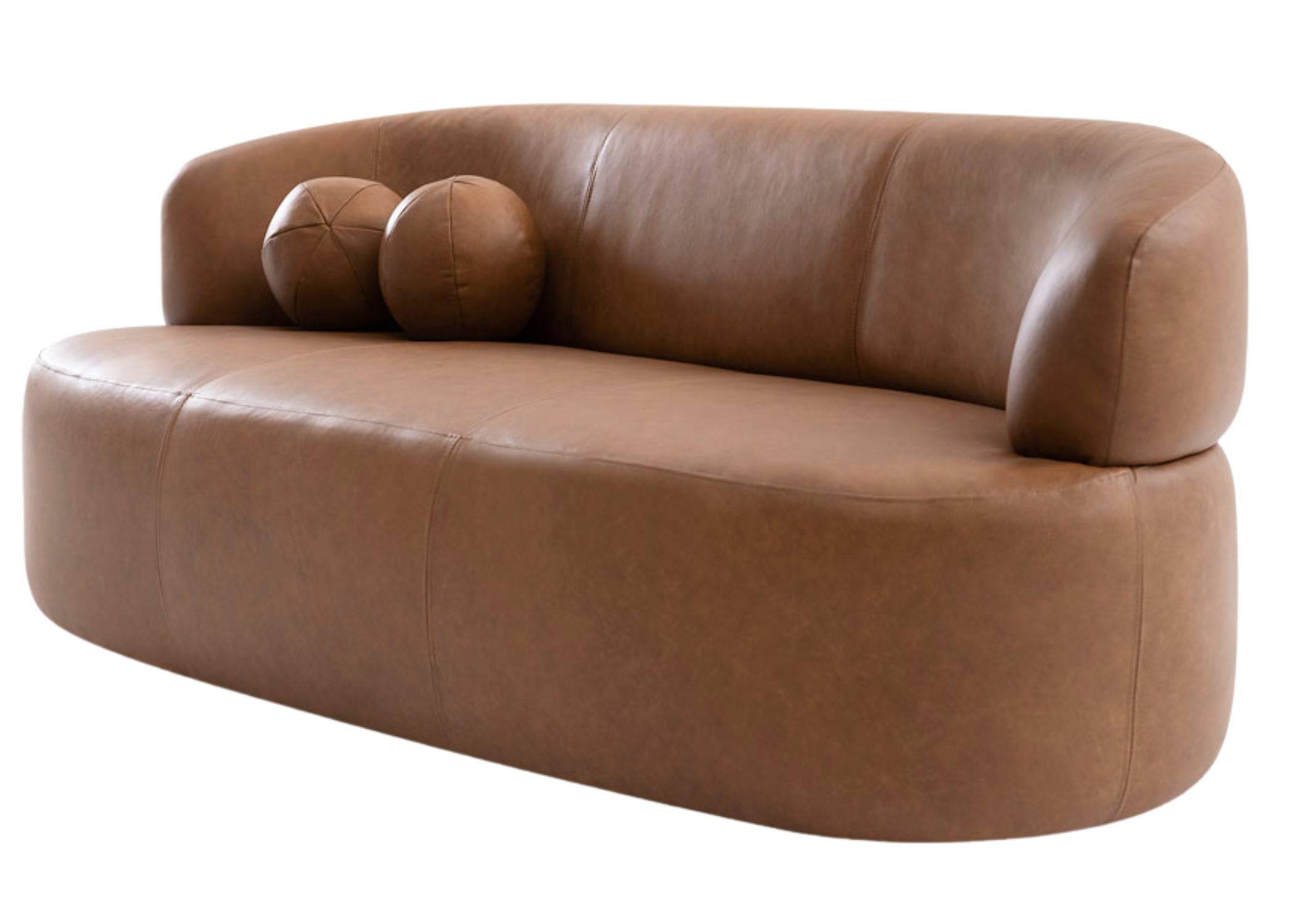 Detalhe do design limpo e atemporal do sofá Sândalo, integrando-se perfeitamente a diferentes estilos de decoração.