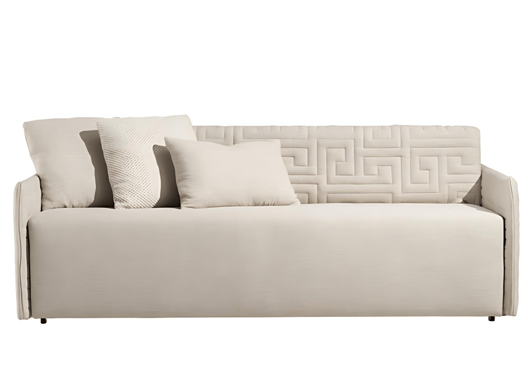 Sofá Cama Pietro com linhas contemporâneas e design sofisticado.