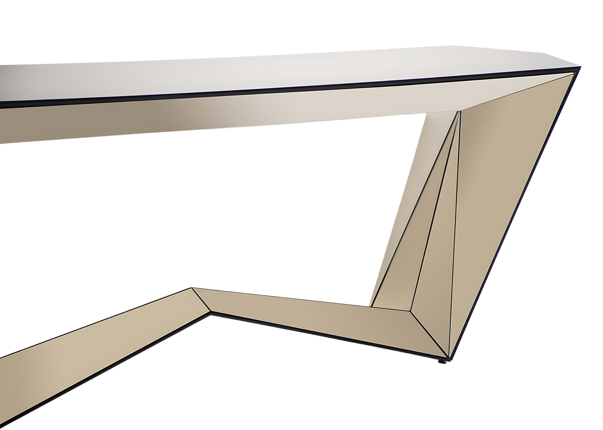 Aparador espelhado modelo Ophelia, design luxuoso e sofisticado, ideal para compor salas de jantar elegantes.