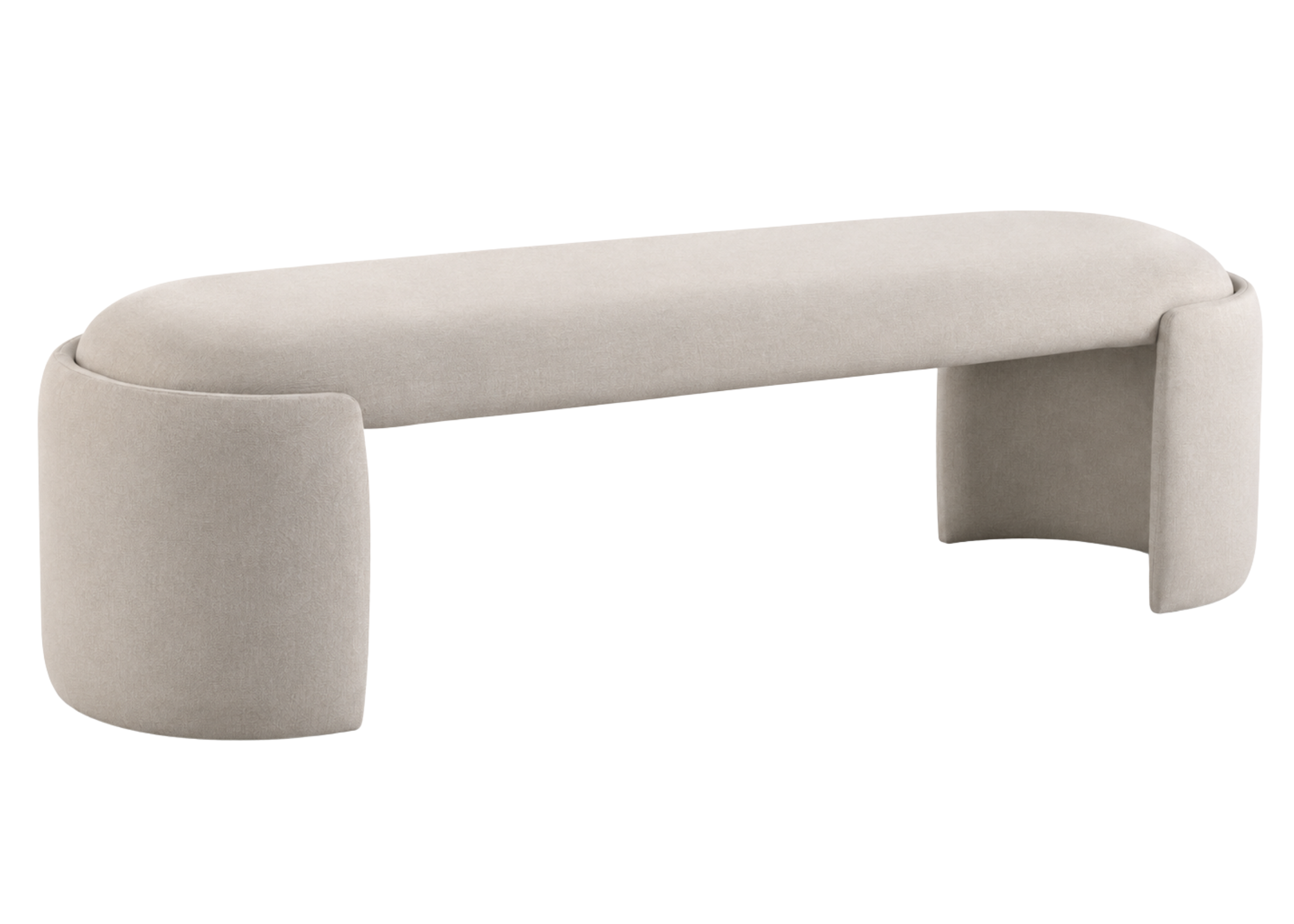 Banco Kenny com design sofisticado e diferenciado, ideal para compor ambientes modernos, elegantes e refinados.