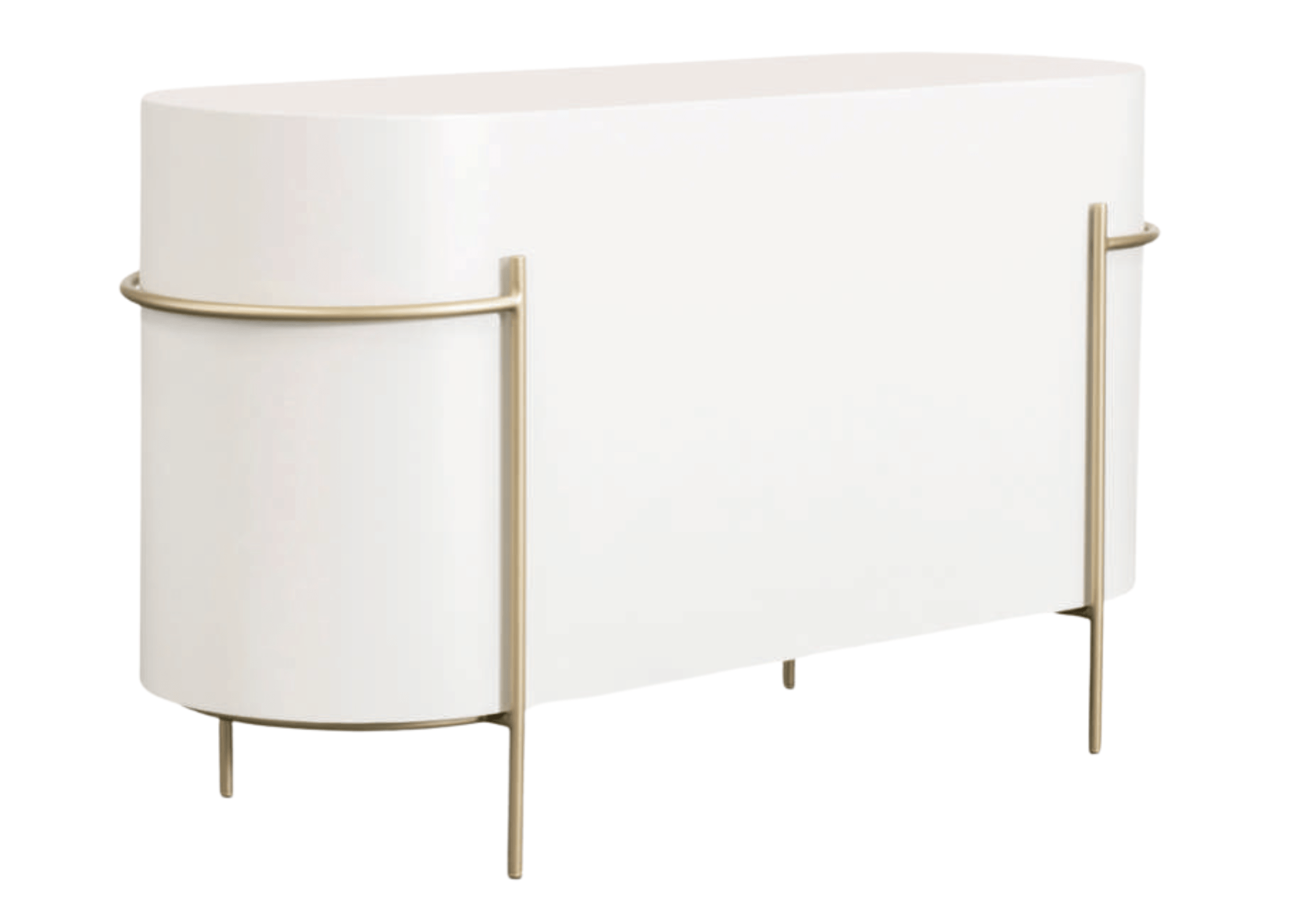Buffet Donatello com detalhes elegantes e design sofisticado, ideal para compor ambientes modernos e refinados.