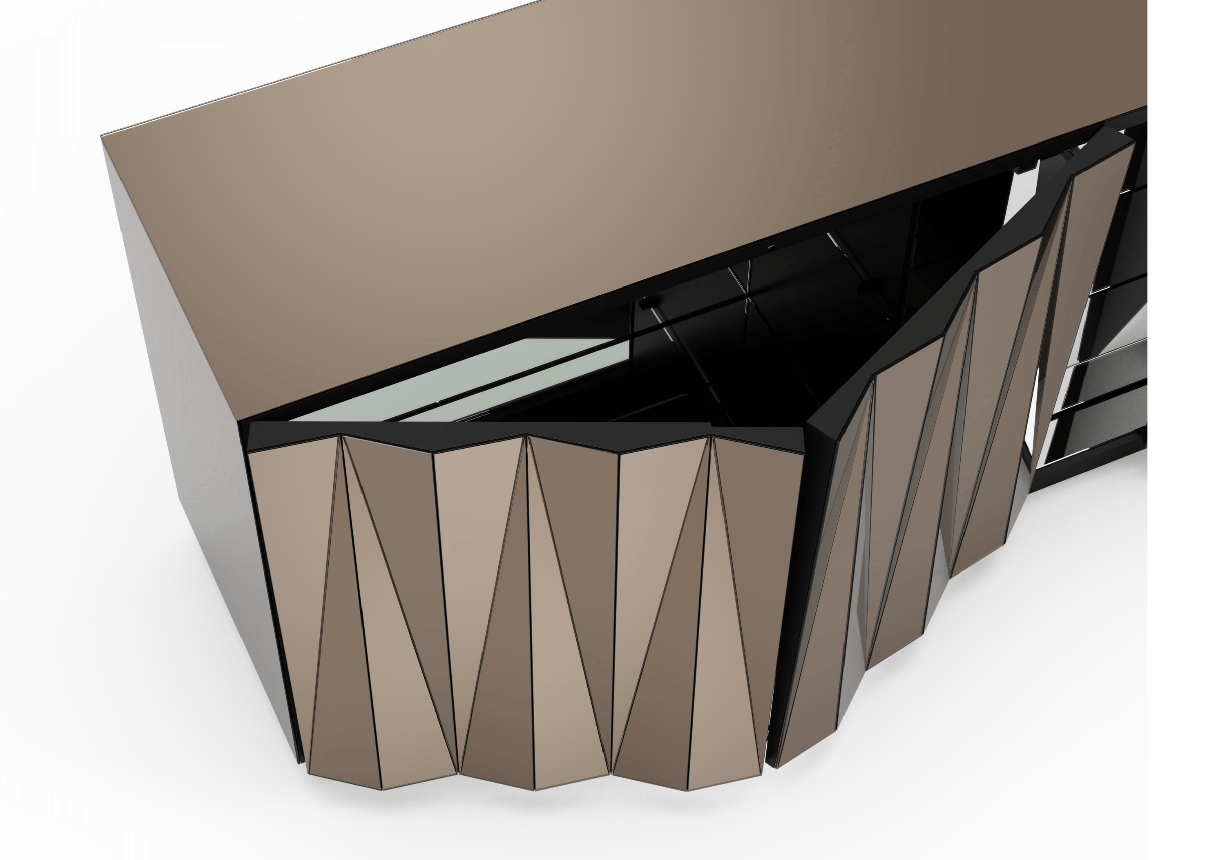 Design escultural para ambientes marcantes.