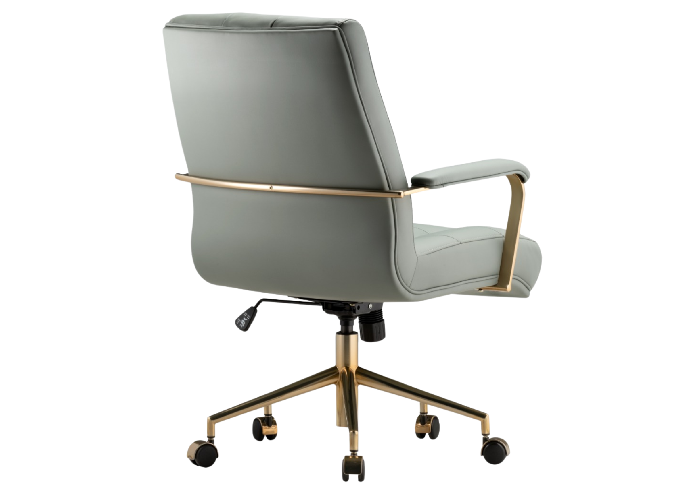 Cadeira de escritório Prisma giratória com detalhes elegantes. Móvel sofisticado e funcional para ambientes de trabalho modernos.