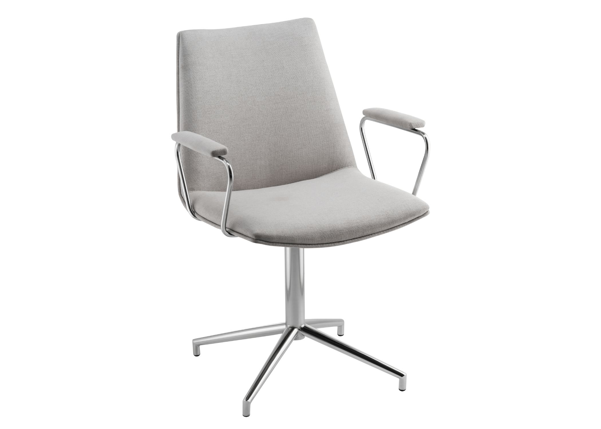 Estilo e ergonomia: Cadeira Wendy em um escritório contemporâneo, oferecendo conforto e produtividade.