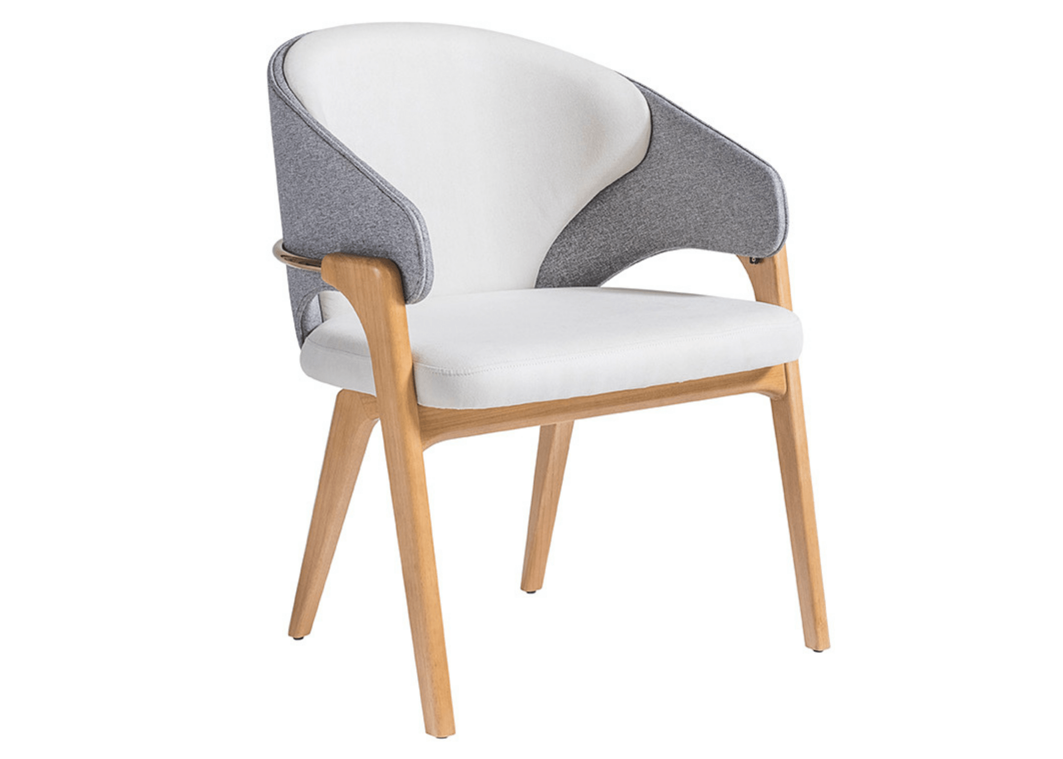 Conforto e sofisticação na Cadeira Hermes com braço para espaços elegantes e refinados