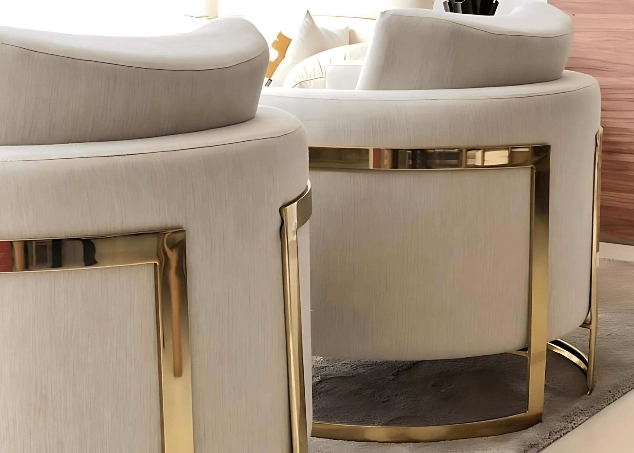 Design elegante: Poltrona Eldorado Slim, o auge do conforto e sofisticação.