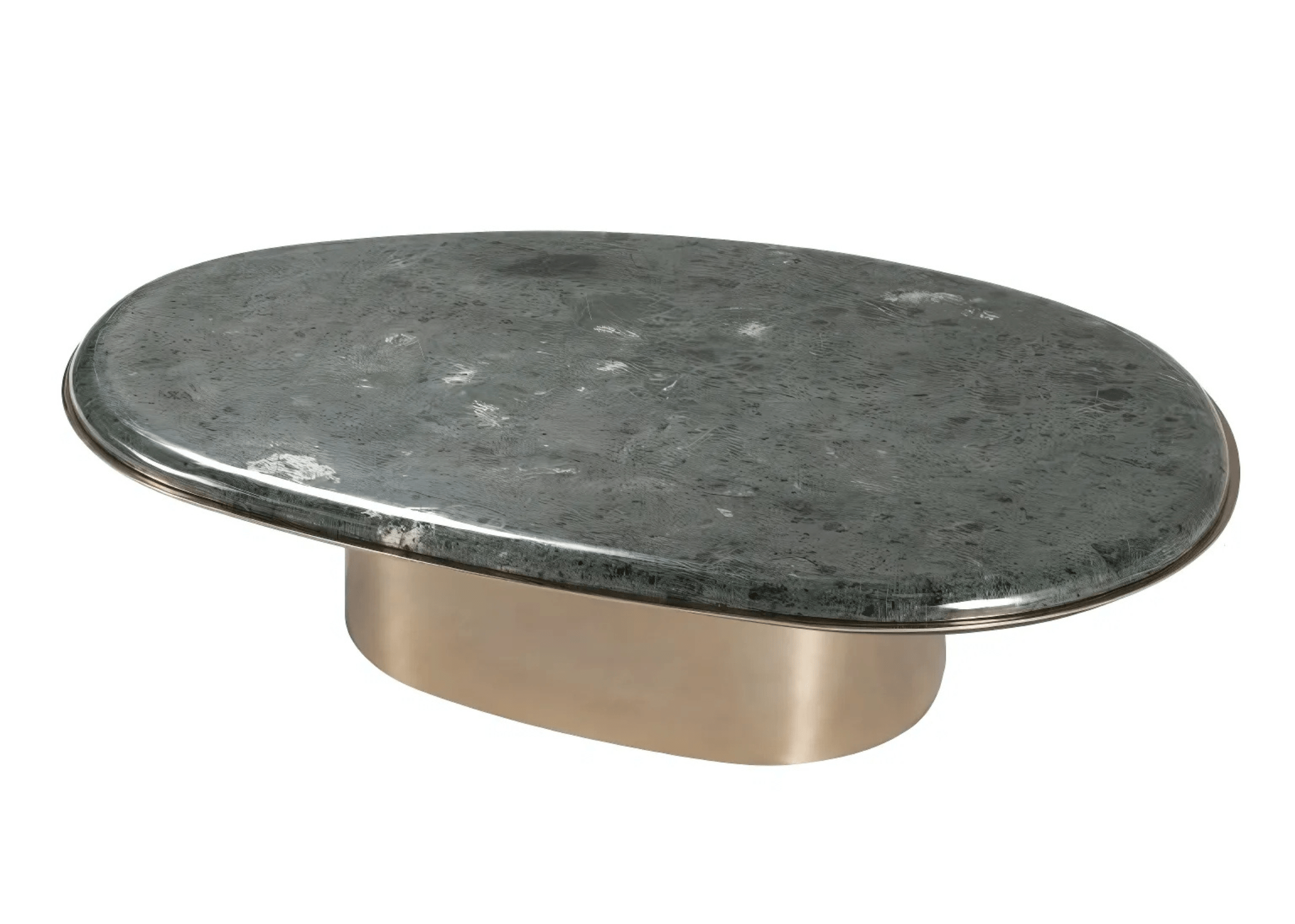 Mesa de centro Majestosa, com tampo sofisticado e base luxuosa, une elegância e design refinado para compor ambientes de alto padrão com charme e exclusividade.