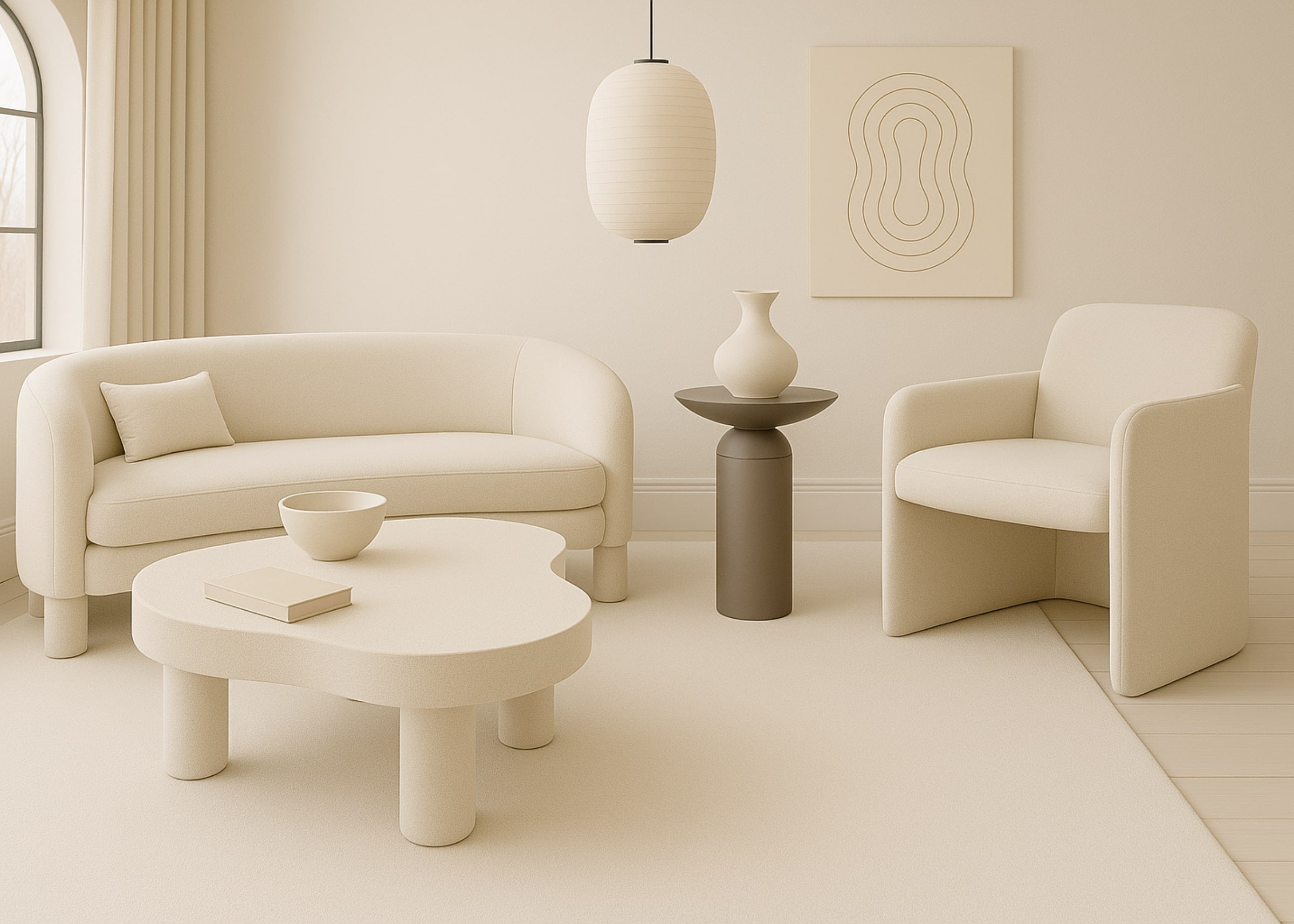 Mesa lateral de apoio Eros com design redondo e acabamento metalizado, ideal como peça decorativa em salas modernas e elegantes.