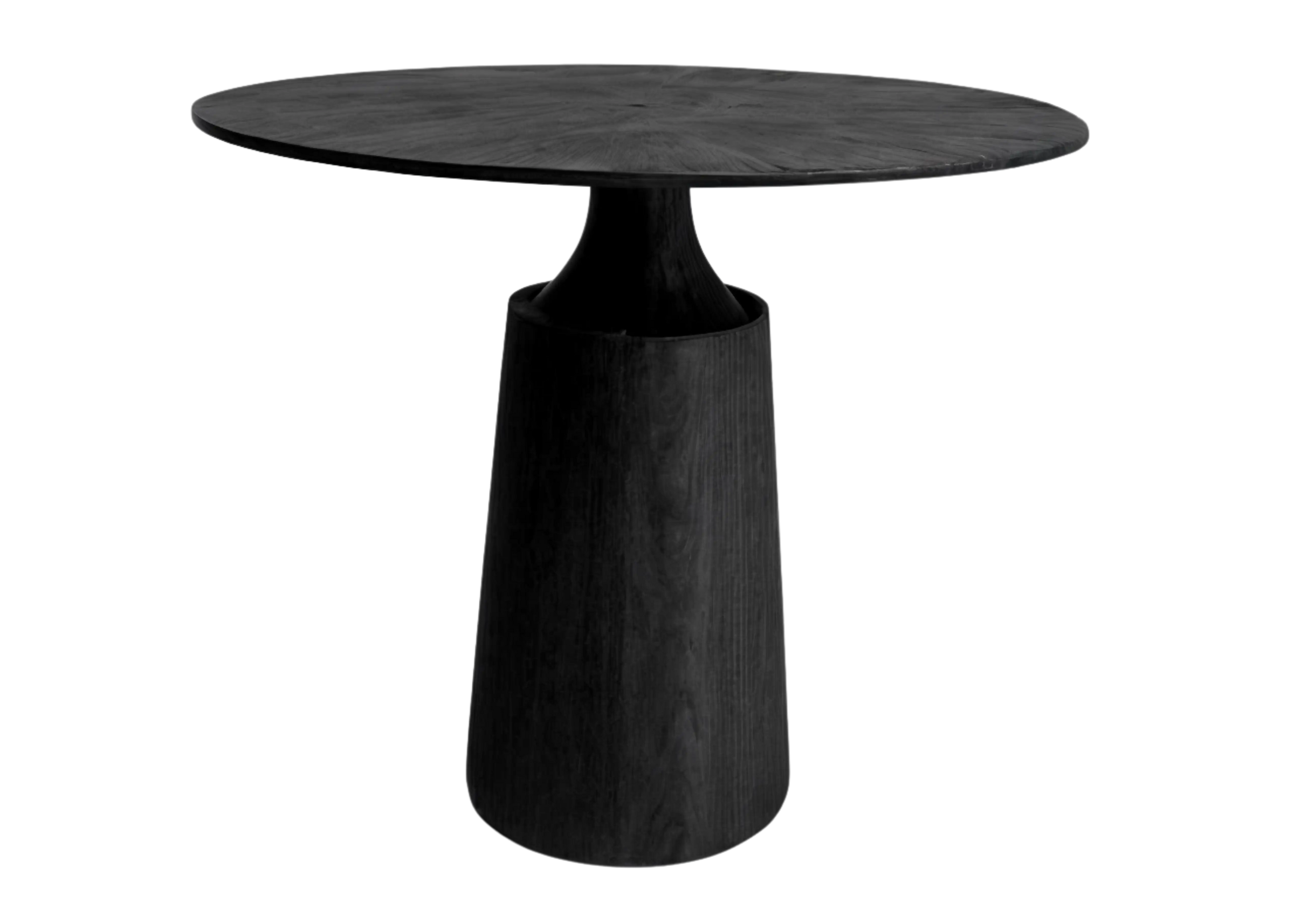 Mesa lateral Heline para sala de estar, com acabamento laminado e design estiloso.