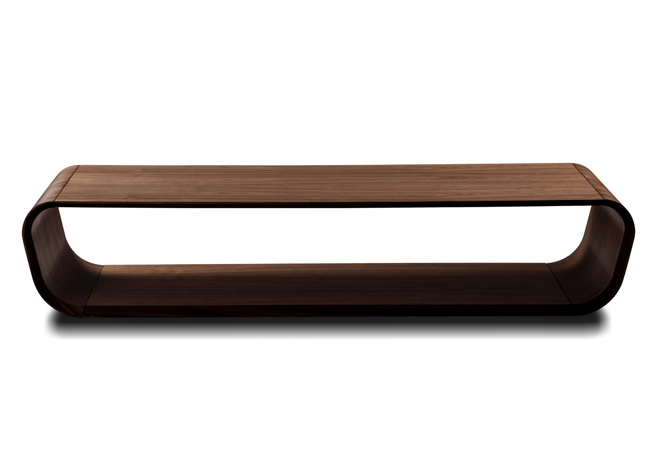 Mesa de Centro Rios: lâmina de madeira em destaque.