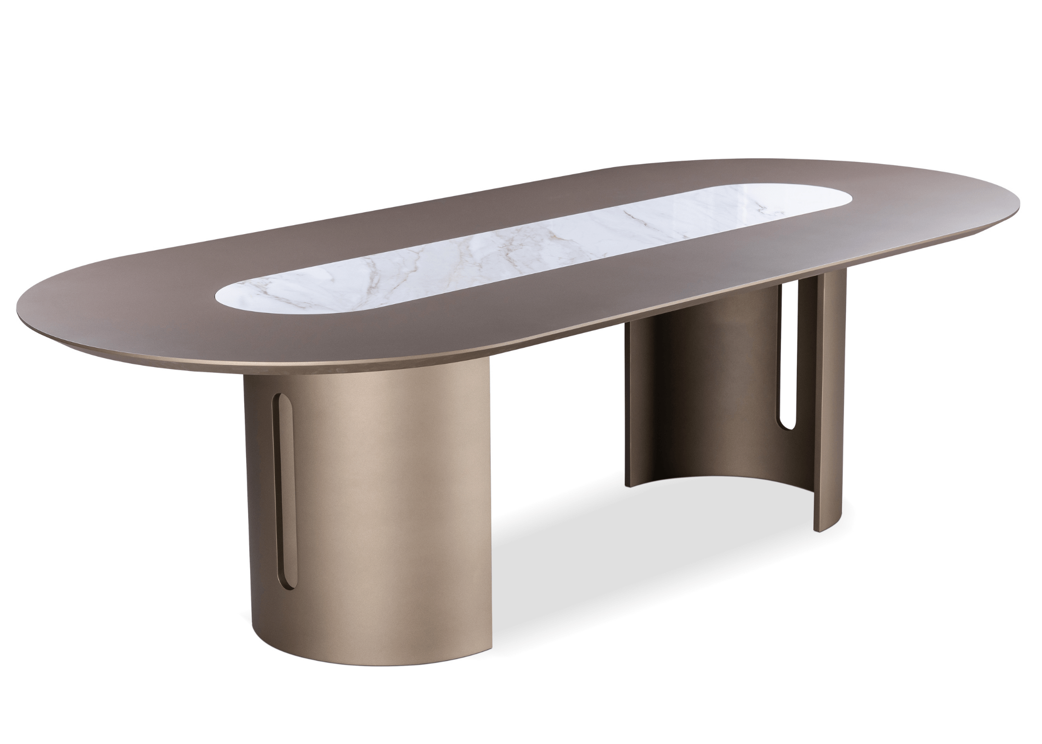 A mesa de jantar Duck I é uma peça excepcional que se destaca no universo do mobiliário, graças ao seu design sofisticado e inovador.