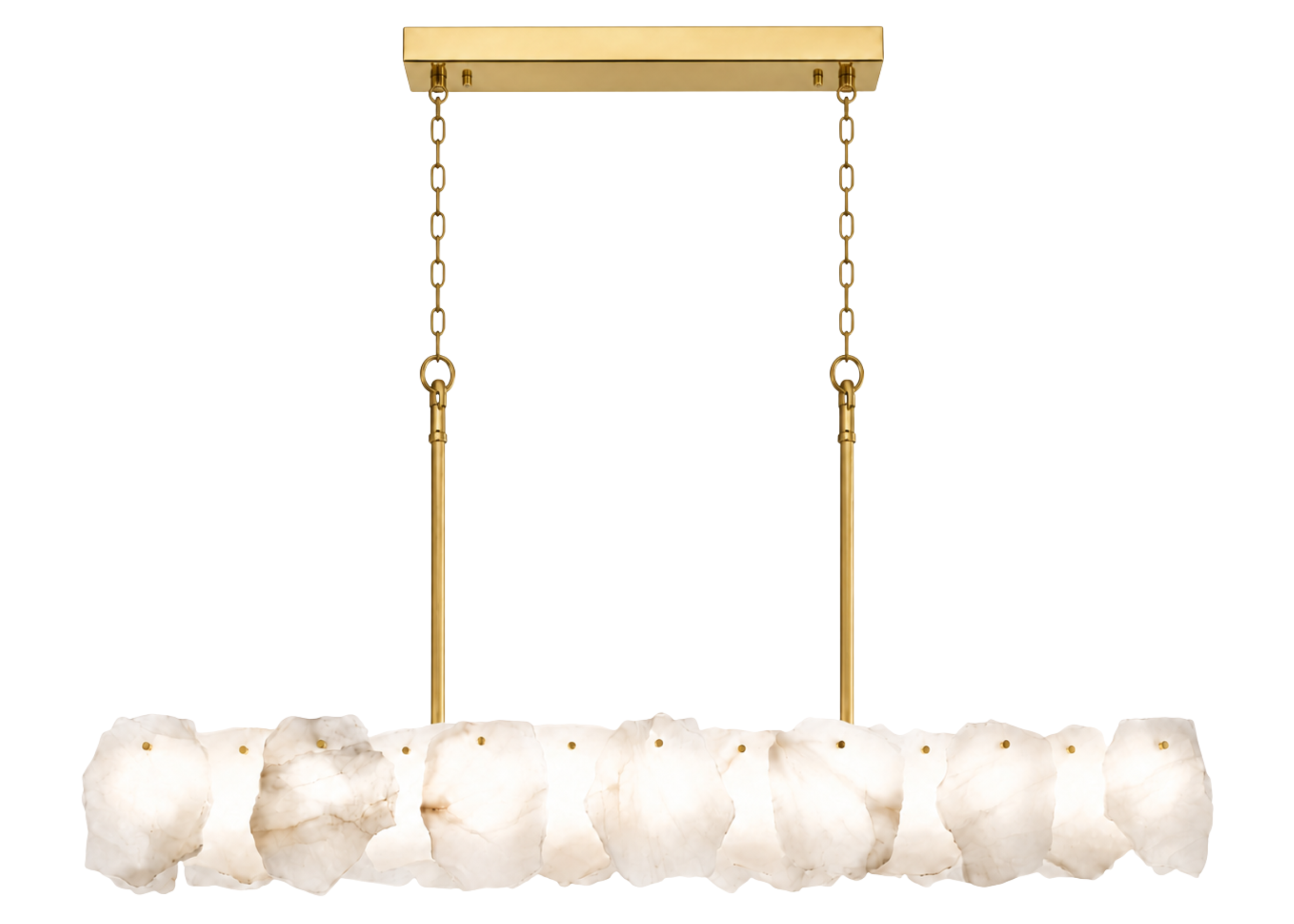 Pendente 5153 com design contemporâneo em alabastro, ideal para compor ambientes modernos com elegância e requinte.