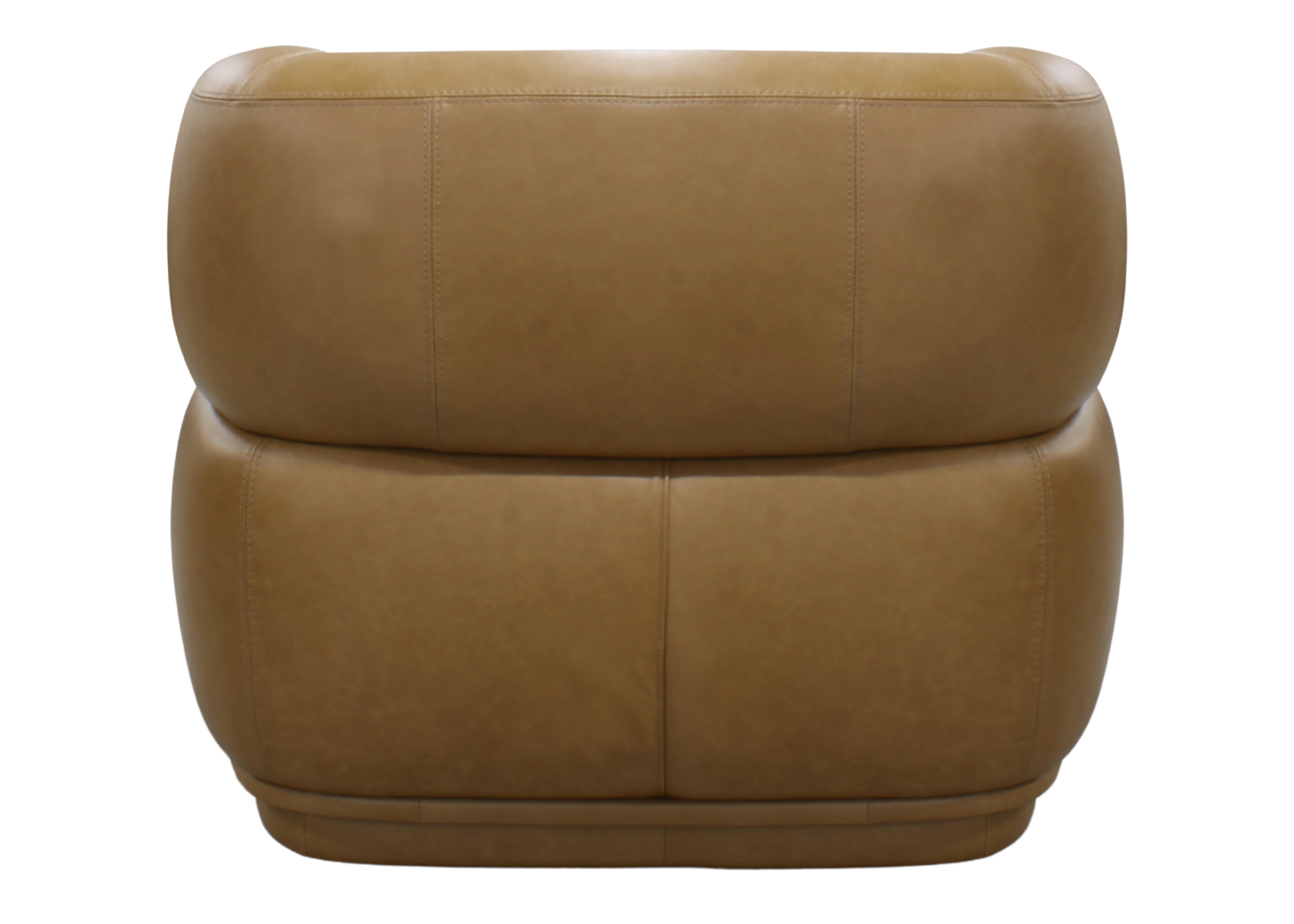 Poltrona Belleza com design arredondado em couro natural, vista sobre fundo neutro. Peça contemporânea e sofisticada para compor salas de estar elegantes ou espaços de convivência refinados.








