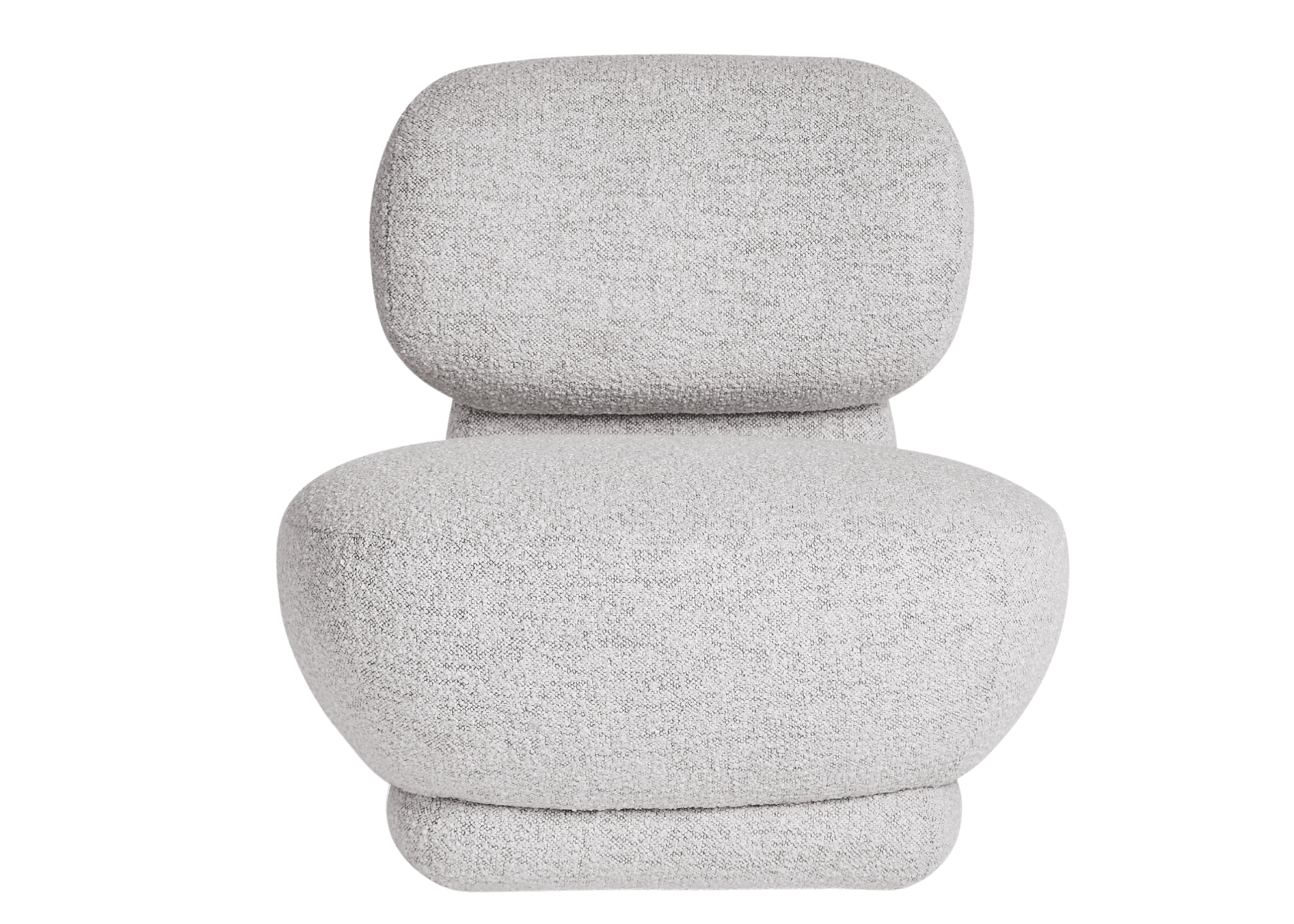 Poltrona Lofty com estrutura moderna e sofisticada, ideal para compor ambientes elegantes e contemporâneos.