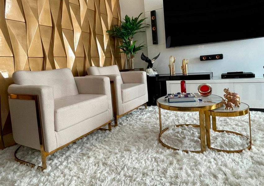 Relaxe com estilo: Poltrona Eldorado Slim, uma peça perfeita para ambientes refinados.