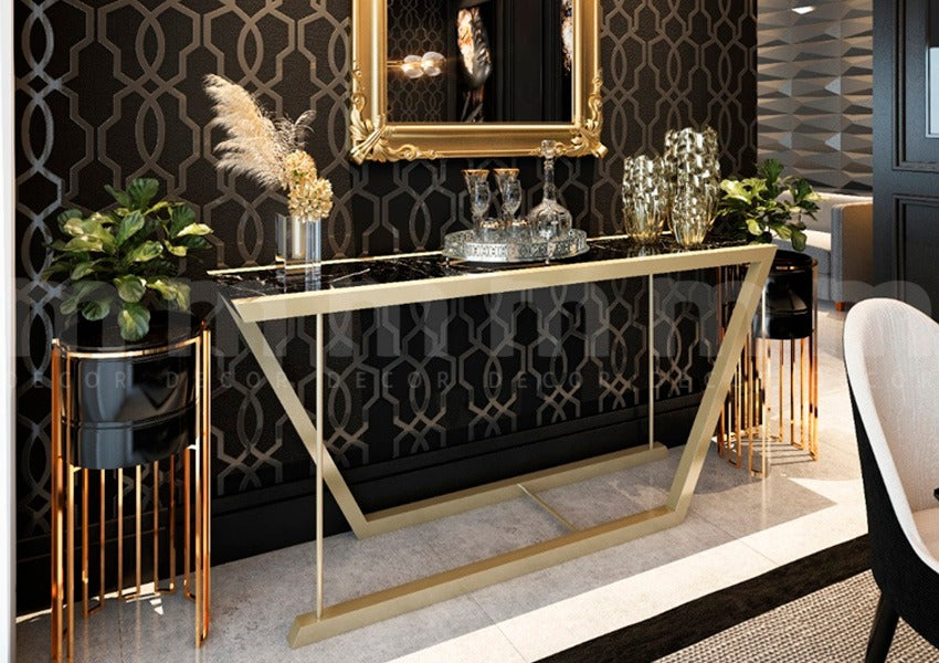 Aparador Alvin em metal nobre: ​​Uma peça de mobiliário elegante para qualquer ambiente.