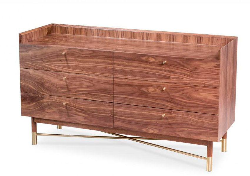 Organize com estilo: Detalhes da cômoda Dupla Eros em madeira de alta qualidade.