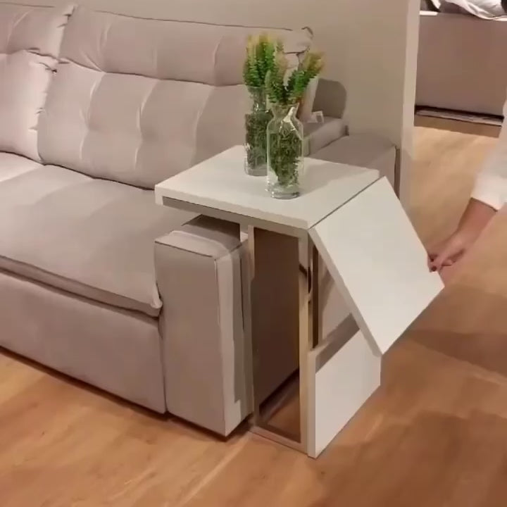 Mesa Sofá Extensível Mozer. Mmoveis pratico