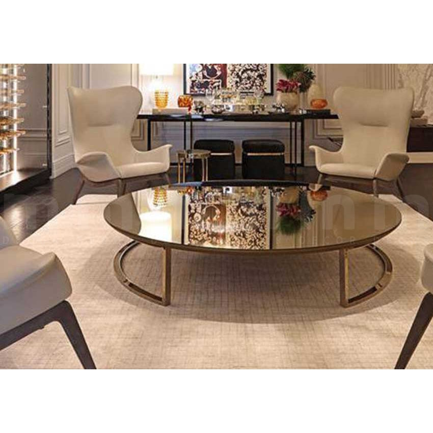 A mesa de centro Angel possui um design contemporâneo. Ajuda a compor salas de estar e de espera, além de ser um item de decoração elegante. Construído com materiais nobres.